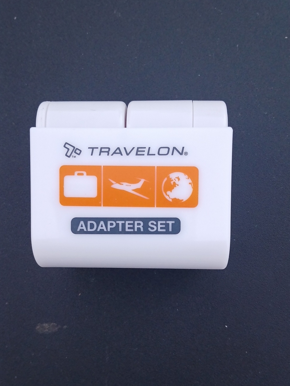 Travelon White and Orange International Adapter Set